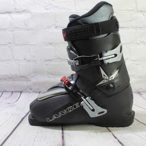 Lange Shoes - Lange Double 55 Women Fit Black Ski Boots Size 23.5